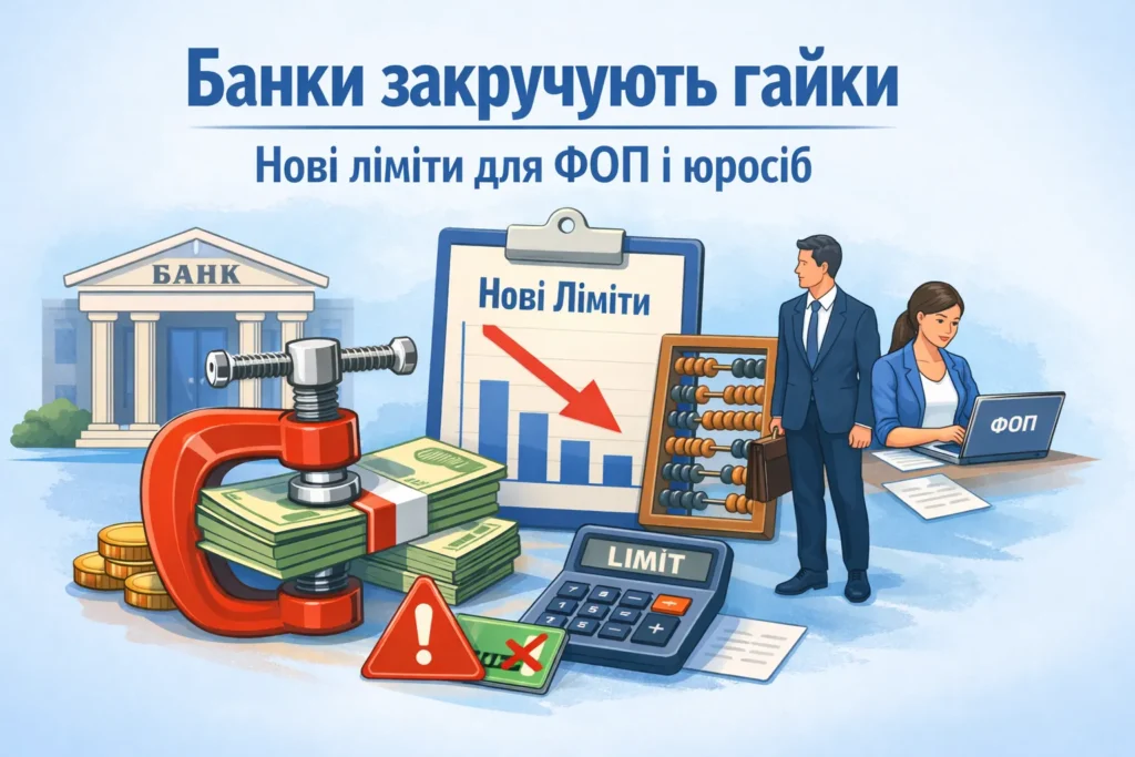 Нові ліміти на перекази для ФОПів: банки закручують гайки