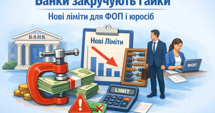 Нові ліміти на перекази для ФОПів: банки закручують гайки