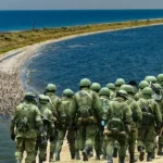 Російські військові патрулюють Кінбурнську косу для контролю лиману