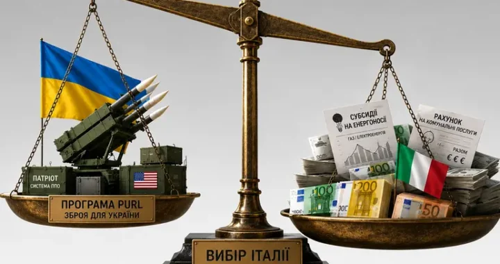 Терези балансу між зброєю для України та конфіскованими російськими активами