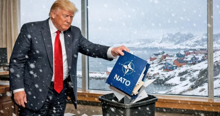 Трамп выбрасывает символ НАТО в мусорку, отдаляя США от Европы