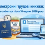 Перехід від паперових трудових книжок до електронних після 10 червня 2026 року
