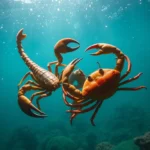 Скорпіон і рак у воді як символи знаків у гороскопі на 16 липня