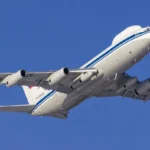 Літак «Судного дня» РФ Ту-214ПУ у польоті після вильоту з Тегерана
