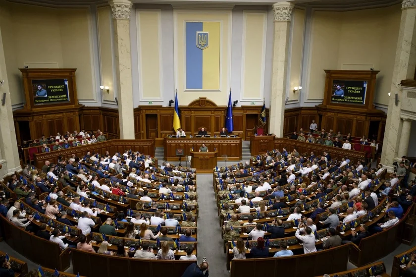 Депутати Верховної Ради на засіданні щодо кандидатів у новий уряд
