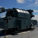Система Пероед-М на палубі російського корабля для захисту від дронів