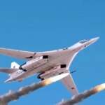 Ту-160 запускає крилату ракету під час удару по Україні