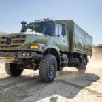Безпілотна вантажівка Zetros Сил оборони України на випробуваннях бездоріжжям