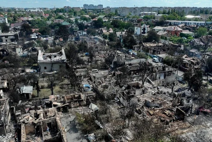 Зруйновані будинки у Вишневому після трагедії з боєприпасами