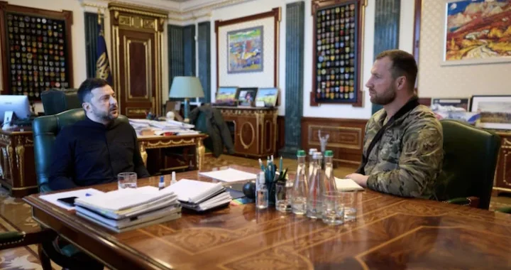 Зеленський та Хмара обговорюють призначення на посаду міністра оборони